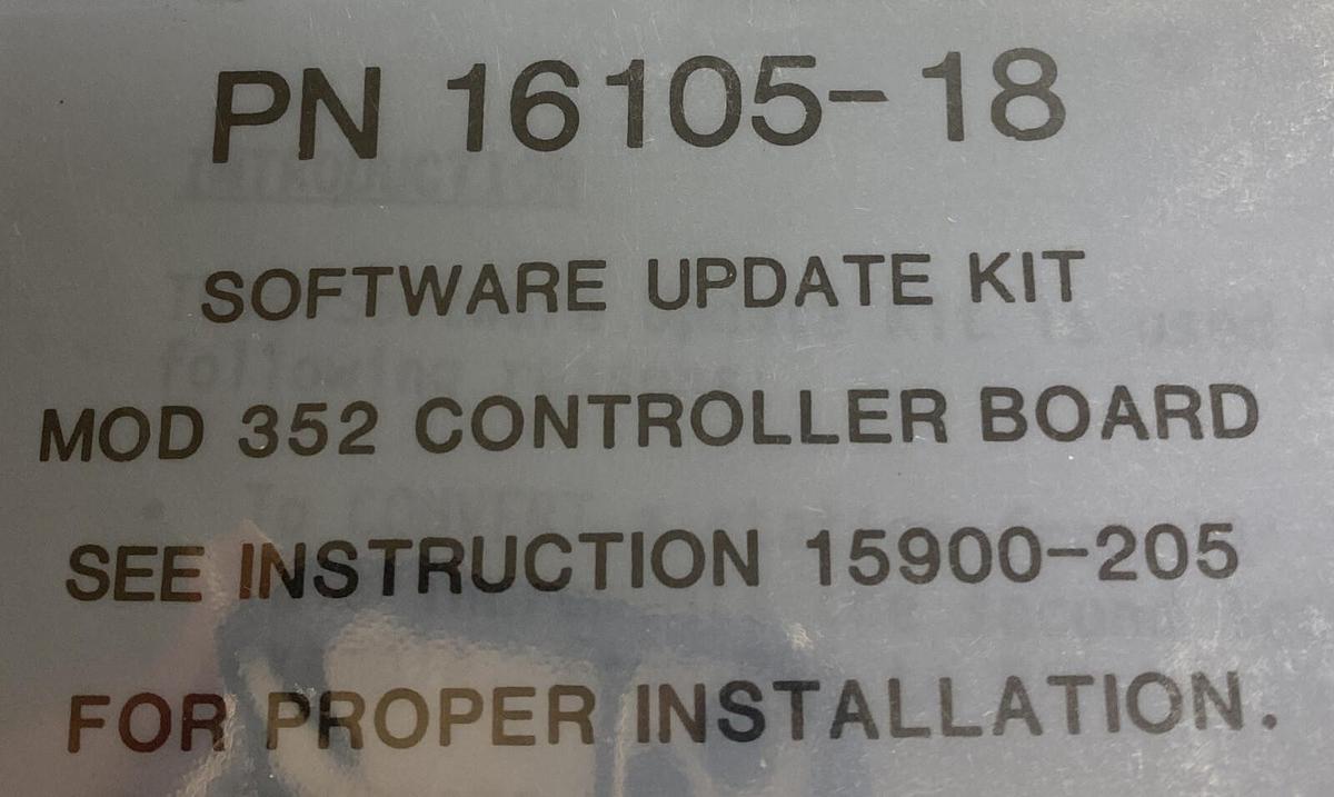 Used Moore,16105-18,Software Update Kit Mod 352 New