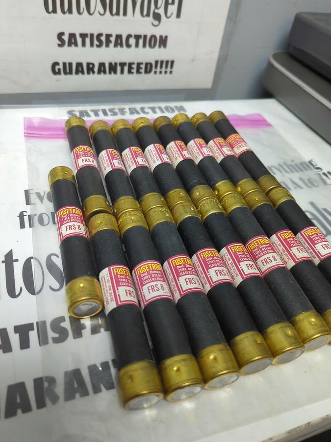 FUSETRON,FRS-8,FUSE 8 AMP LOT OF 17 NOS