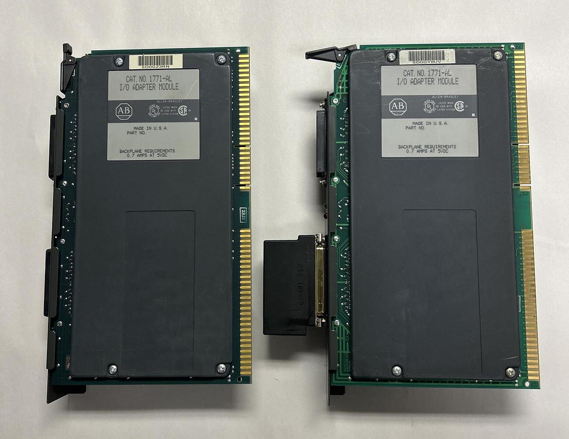 Used ALLEN BRADLEY,1771-AL,I/O ADAPTER MODULE LOT OF 2