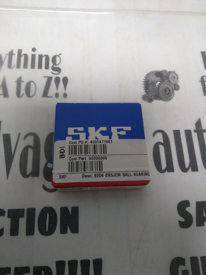 Used SKF,6204 2RSJEM,DEEP GROOVE BALL BEARING NOS