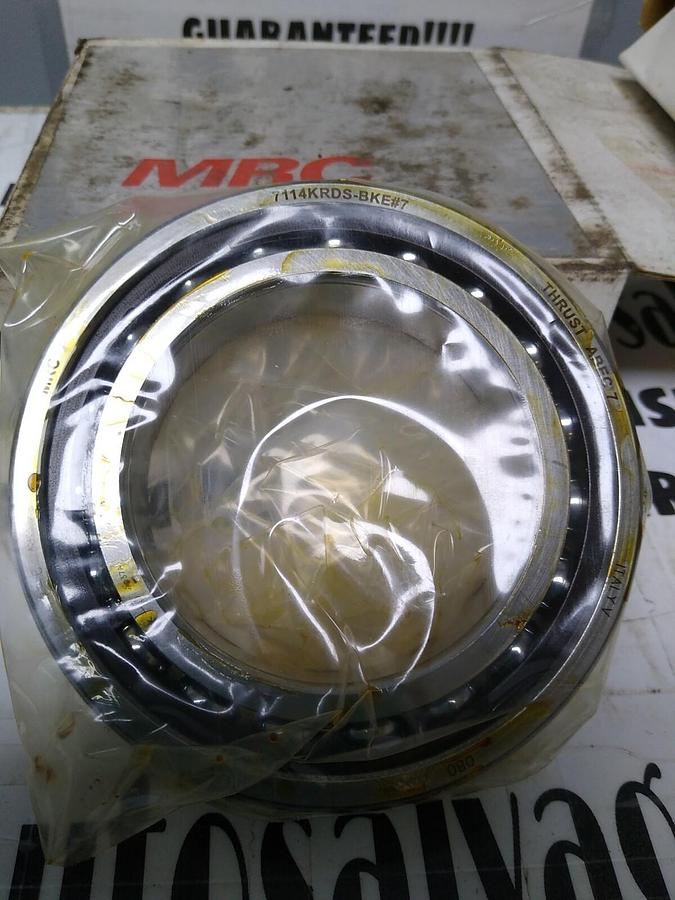 Used MRC,7114KRDS-BKE#7,Precision Bearing ONLY 1 BEARING 1/2 SET NOS