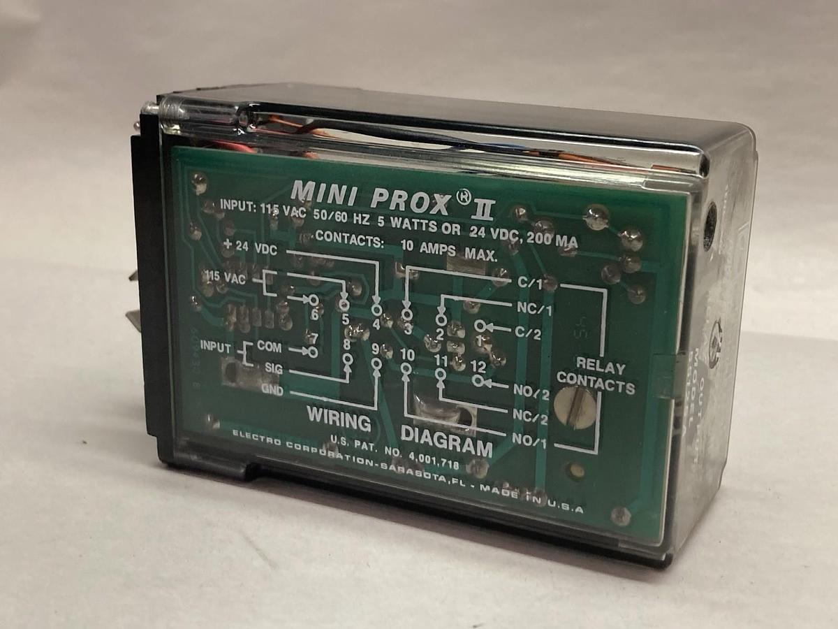 Electro Corporation,Model 55125A,Mini Prox II Relay Output 15Vac 50/60Hz