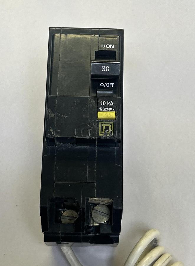 Used SQUARE D,QO230,CIRCUIT BREAKER 30A 120/240V 2P