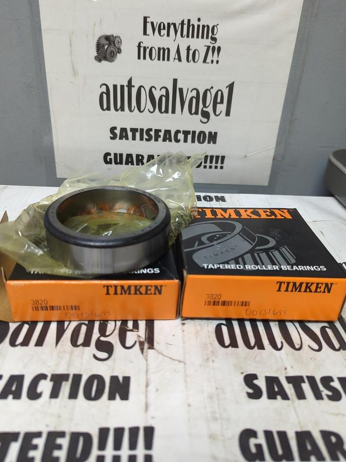 TIMKEN,3820,ROLLER BEARING CUP LOT OF 2 NOS