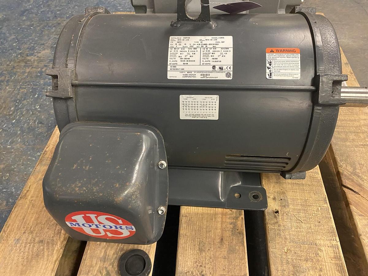 US Motors,D40P1DS,40HP MOTOR 3560RPM 208-230/460V FRAME 286TS