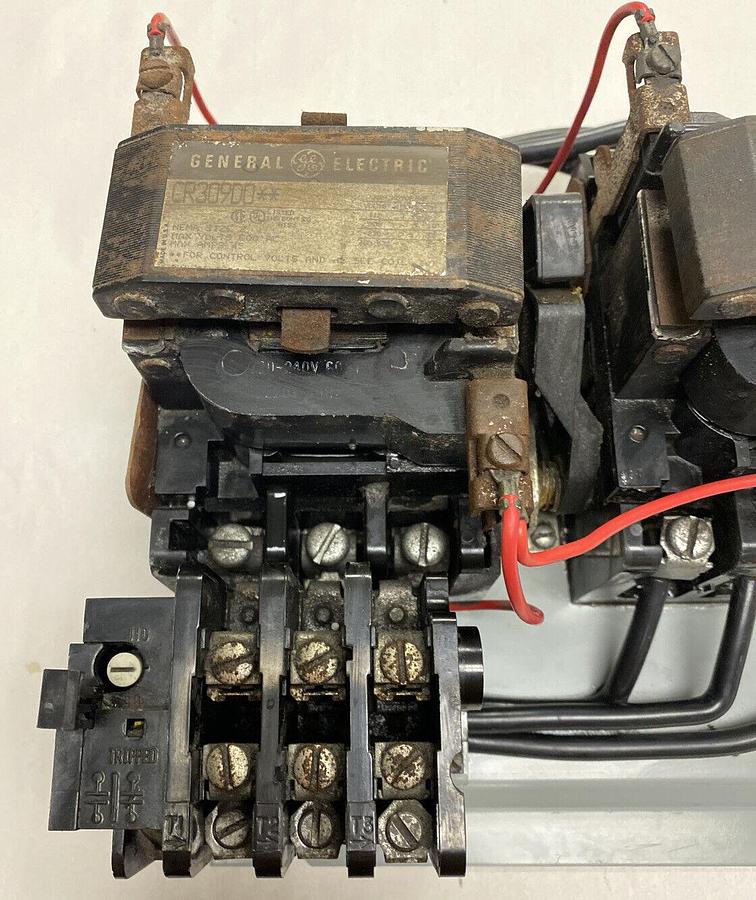 GE,CR309D0,Reversing Starter Size 2 45AMP 600V Coil 120V NOS