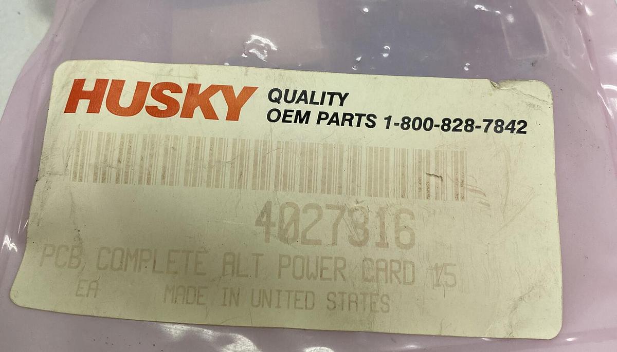 Used Husky,4027316,Power Card 15 Refurbished Sealed in Plastic