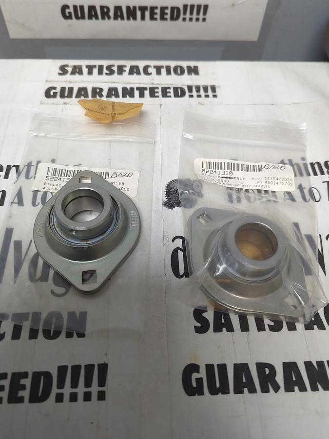 INA,47CSLT,FLANGE HOUSING UNIT  W/RALE25-XL-NPP-B BEARING LOT OF 2 NOS