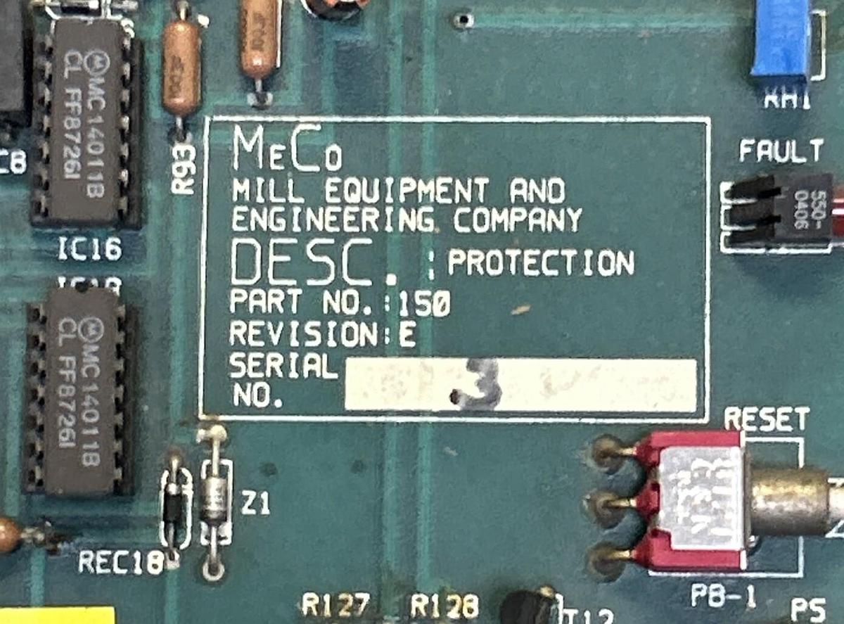 Used MILL EQUIPMENT,150,PROTECTION BOARD