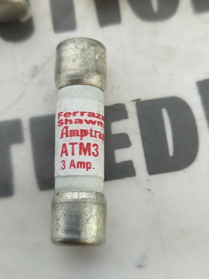 GOULD SHAWMUT,ATMR3,AMP-TRAP FUSE 3 AMP 600V BOX OF 9 NOS