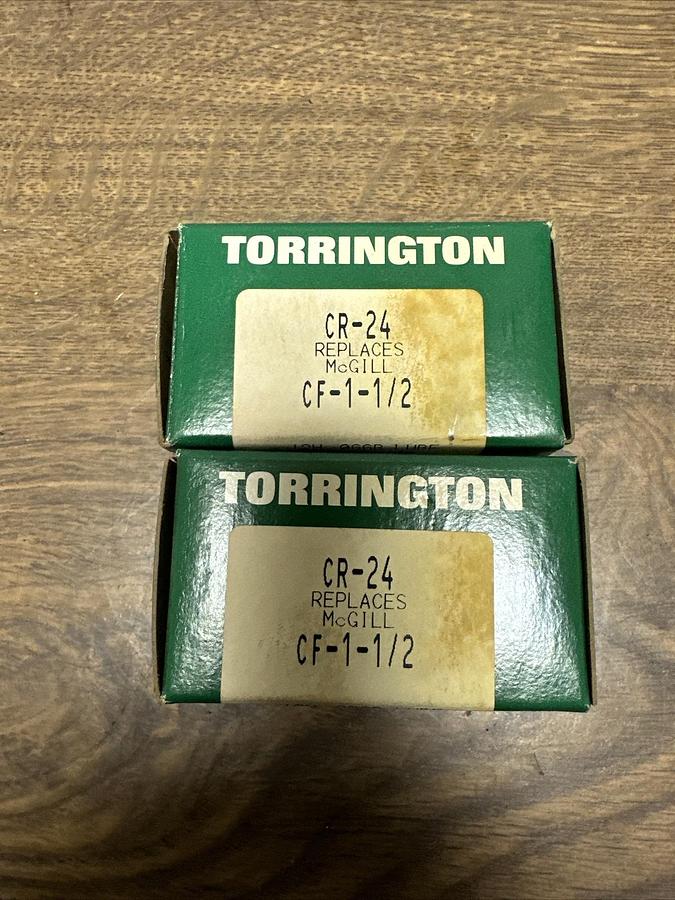 Torrington,CR-24,1-1/2" Cam Follower Lot Of 2
