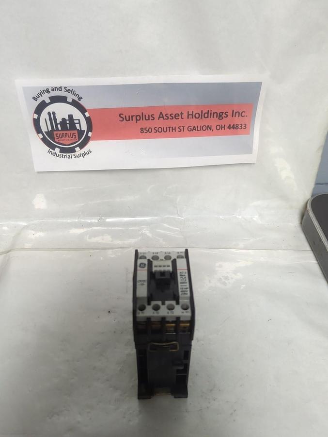 Used GE,CR7ZC,MSGNETIC CONTACTOR 600VAC 25A PRE-OWNED