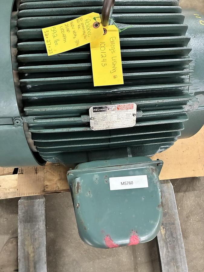 RELIANCE,IMAF14636-C2-RK,MOTOR 25HP 1100RPM 460V 3PH 364TS