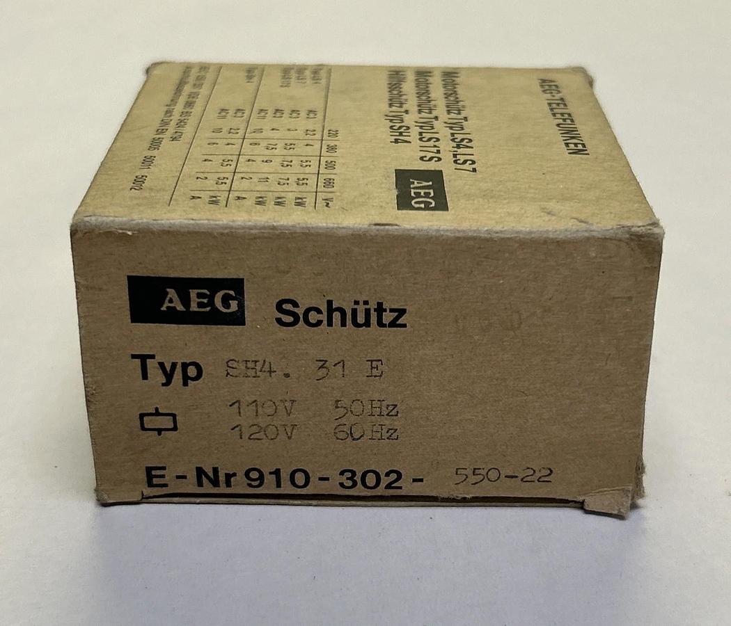 AEG,E-NR910-302-550-22,CONTACTOR NOS