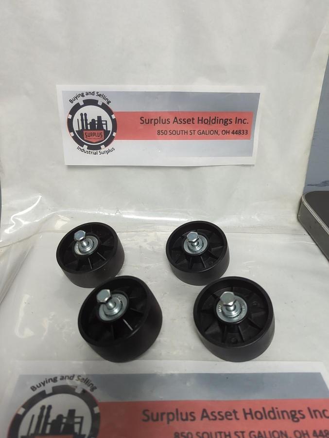 MALLARD,MB330-01,PALLET FLOW WHEELS WITH HARDWARE LOT OF 4 NOS