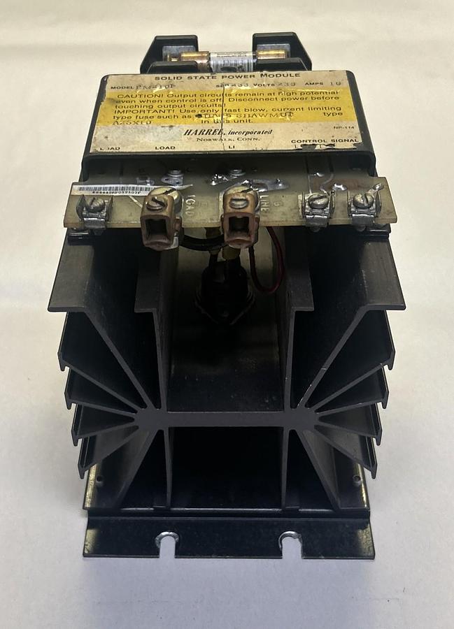 Used HARREL,PM210F,SOLID STATE POWER MODULE 10A 230V