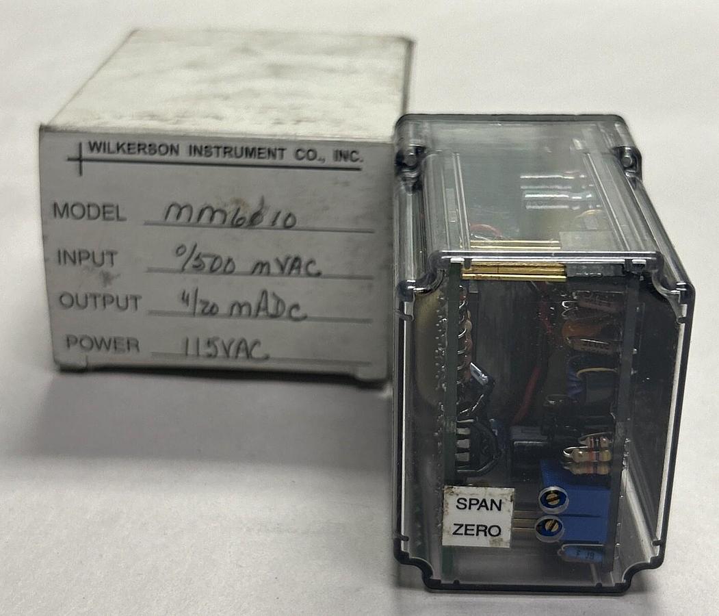 Used WILKERSON INSTR CO MIGHTY MODULE,MM6010,SIGNAL CONDITIONER TRANSMITTER NEW
