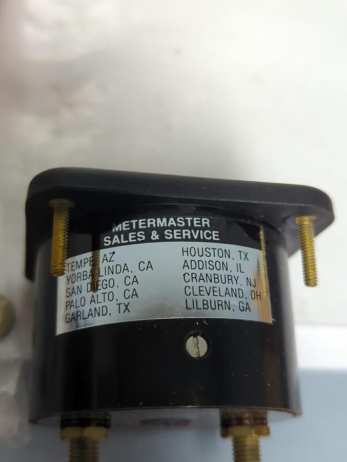 SIMPSON,SM157,PANEL METER 0-600 AMPERES NOS