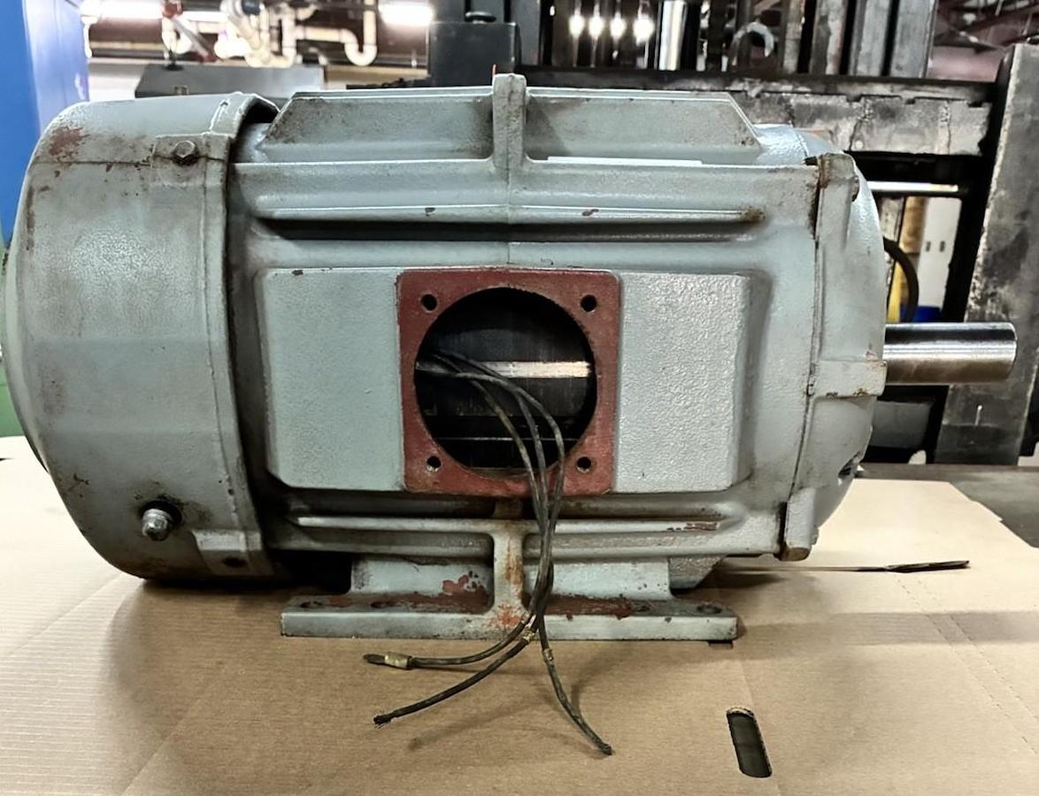 Used GE,5KE254SSP202,SEVERE DUTY MOTOR 15HP 1770RPM 3PH 460V 254T