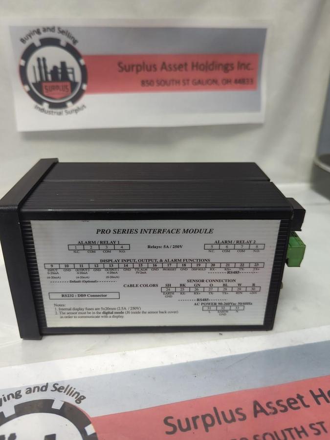 Used WILLIAMSON,MODEL IM,PRO SERIES INTERFACE MODULE 90-260VAC PR-OWNED