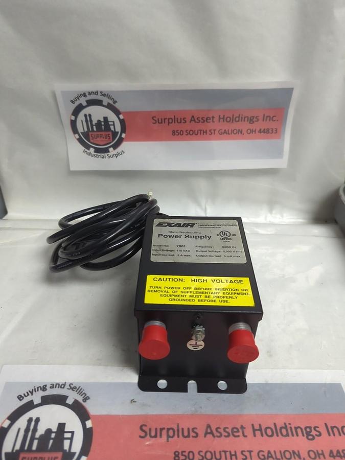 Used EXAIR,7901,POWER SUPPLY 115VAC 50/60HZ PRE-OWNED