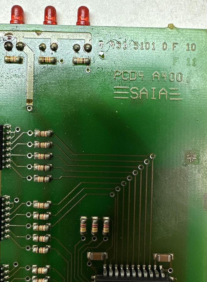 Used SAIA,PCD4.A400,DIGITAL OUTPUT MODULE PCB CARD