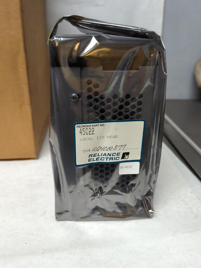 Used RELIANCE ELECTRIC,45C22,AUTOMATE LOCAL I/O HEAD FACTORY SEALED PACKAGE