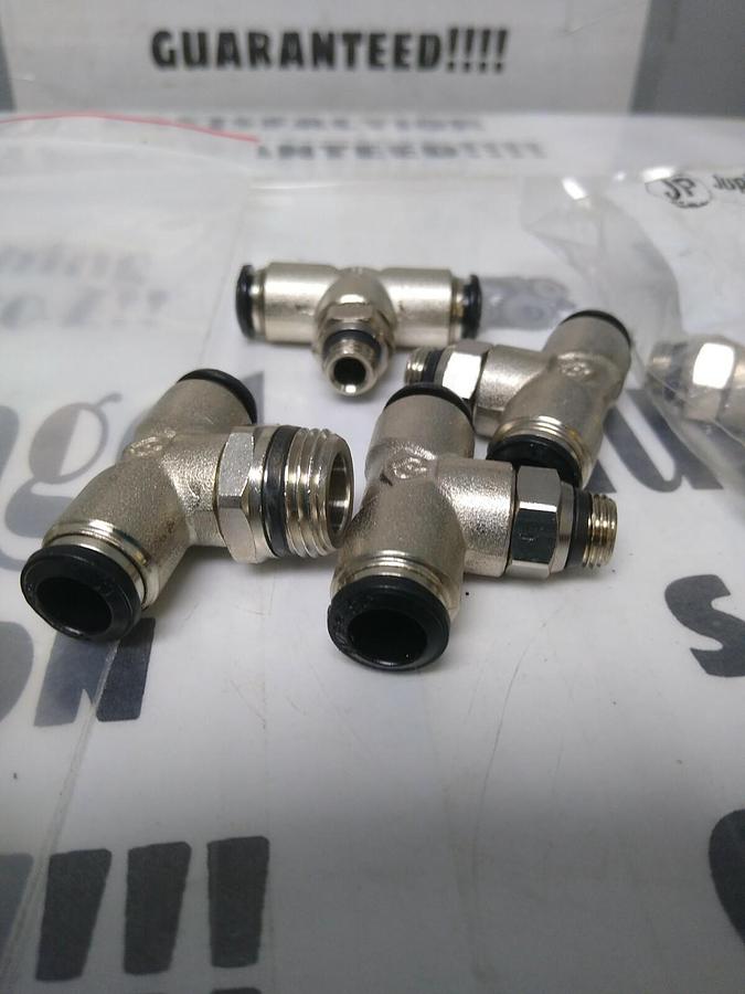 JUPITER PNEUMATICS,2555708965JP,SWIVEL MALE BRANCH TEE 6MMX1/4 IN LOT OF 14