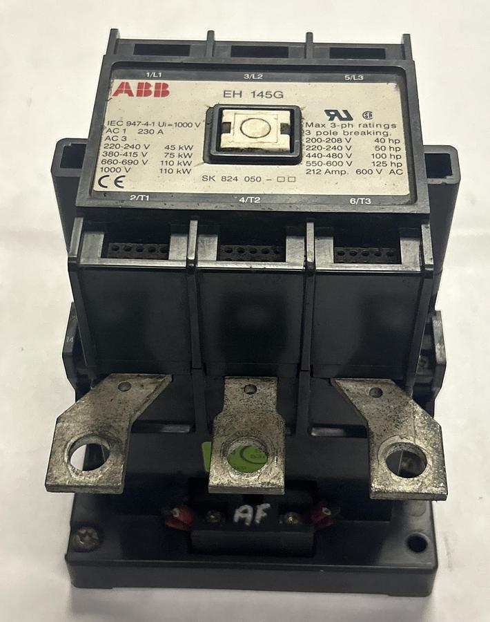 Used ABB,EH145G,CONTACTOR 212A 600V