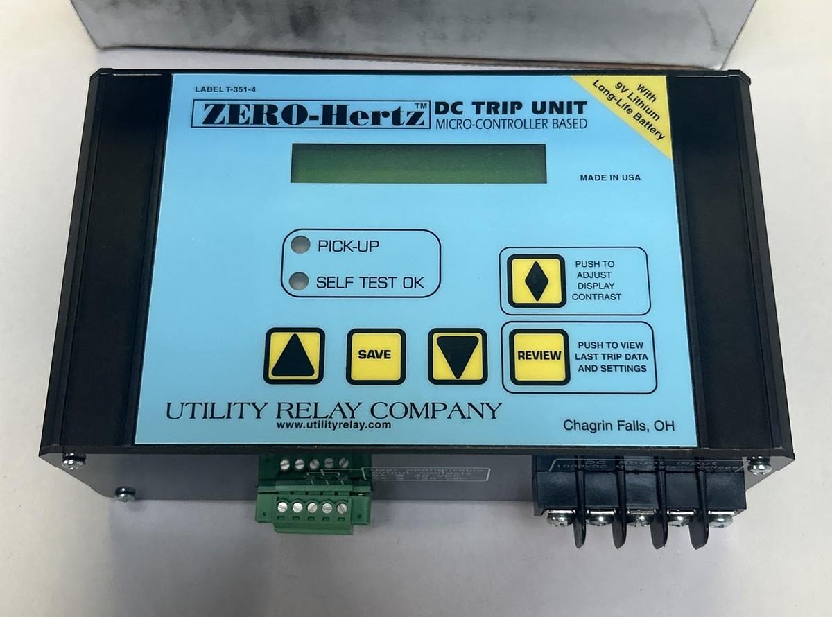 ZERO-HERTZ,B-203,MICRO-CONTROLLER DC TRIP UNIT NOS