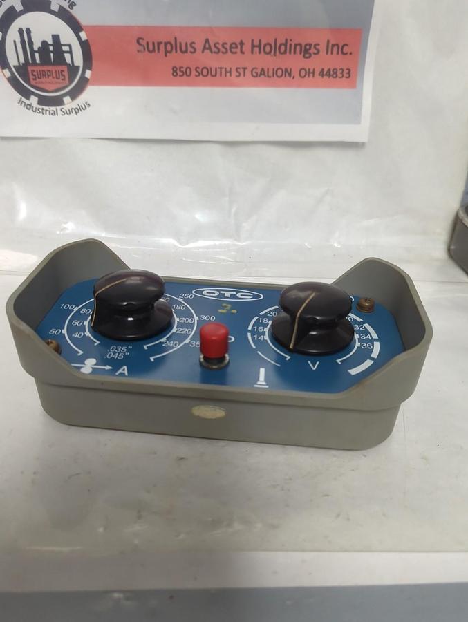Used DAIHEN OTC,P6739K02,INVERTER AUTO 350 WELDER REMOTE CONTROL BOX PRE-OWNED