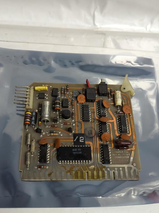 Used DYNAPAR CORP,R760A,INITIAL RESET GENERATOR CIRCUIT BOARD PRE-OWNED
