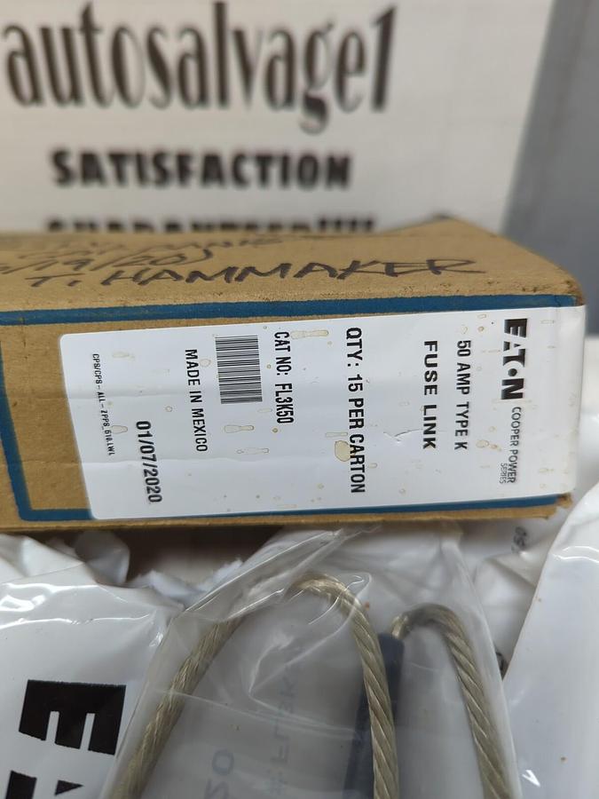 EATON,FL3K50,FUSE LINKS 50 AMP BOX OF 15 NOS