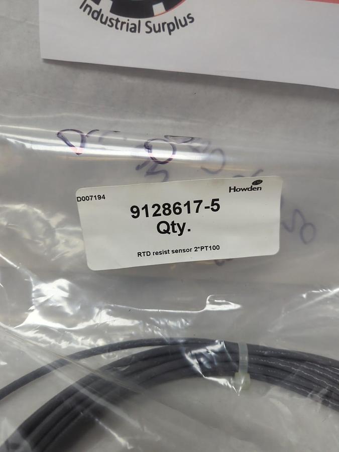 HOWDEN,9128617-5,RTD RESIST SENSOR/THERMOSENSOR 2*PT100 NOS