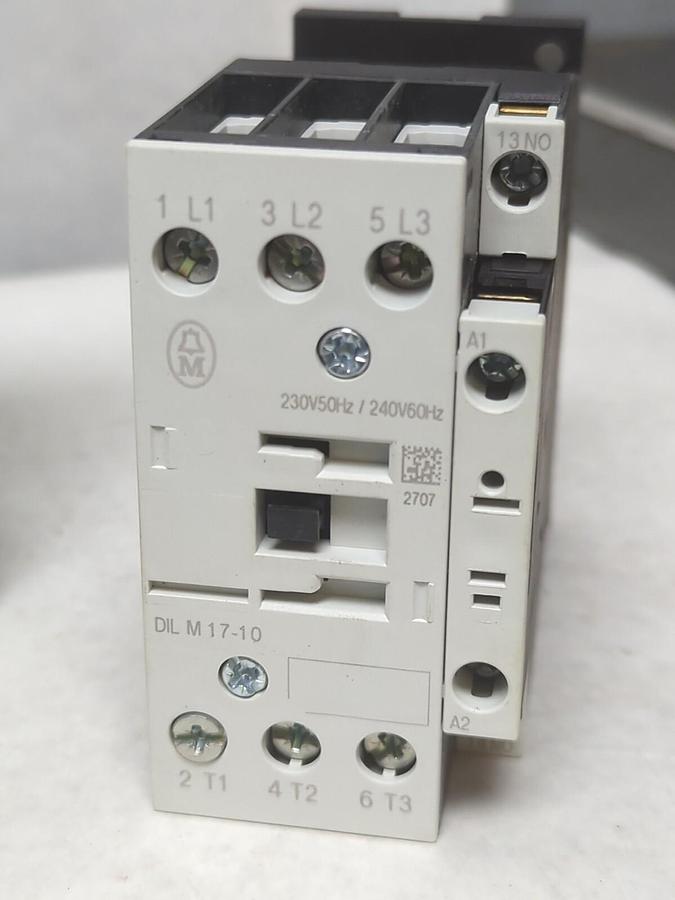 MOELLER,DILM17-10,CONTACTOR 3-POLE DJLM (O) 17 NOS