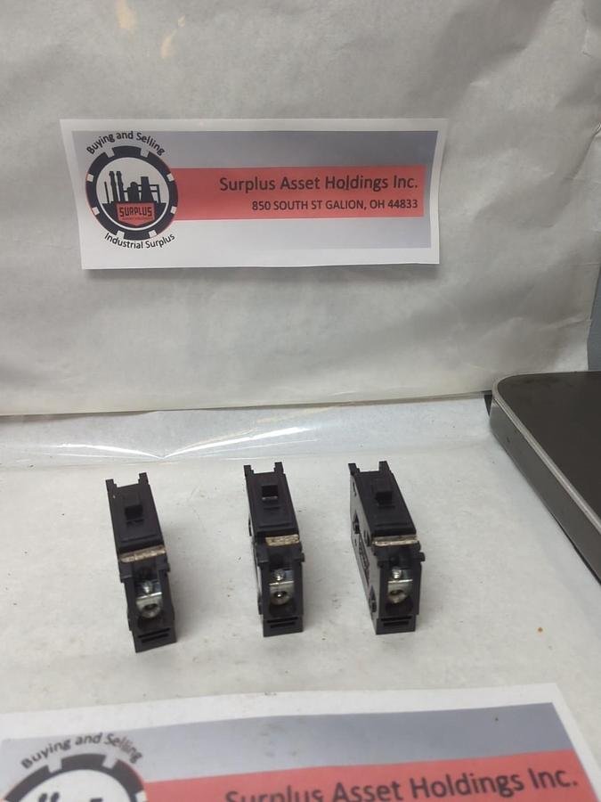 Used WESTINGHOUSE,50A,CIRCUIT BREAKER 50 AMP 1-POLE LOT OF 3 PRE-OWNED
