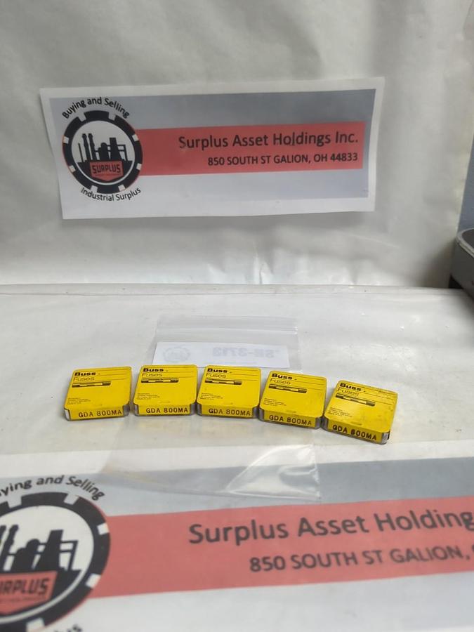 COOPER BUSSMANN,GDA800MA,FUSE LOT OF 25 PCS NOS