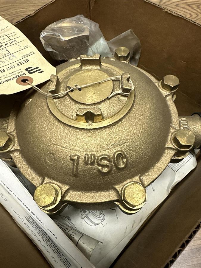 Badger,1" SC,Water Meter W/O Register