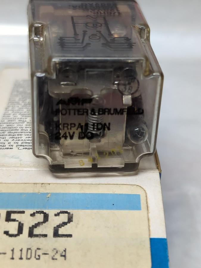 POTTER & BRUMFIELD,3522,RELAY 8-PIN 120-250VAC 10 AMP NOS
