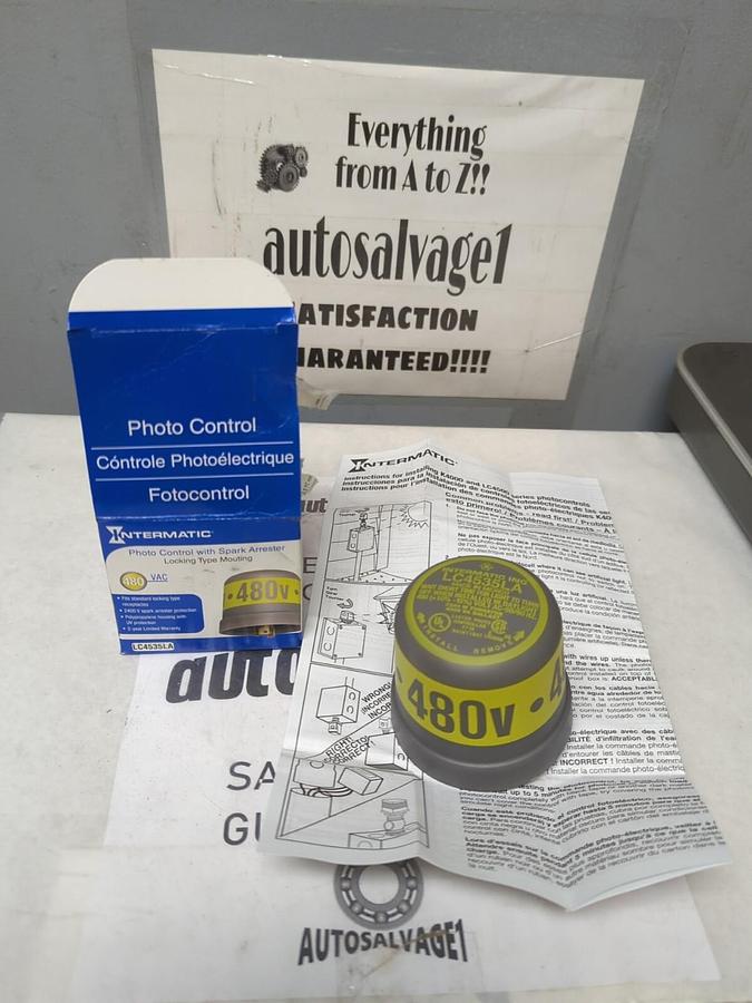 INTERMATIC,LC4535LA,PHOTO CONTROL WITH SPARK ARRESTER 480 VAC NOS