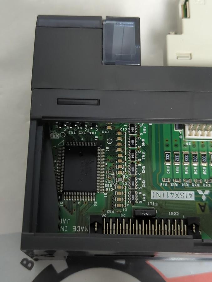 Used MITSUBISHI,A1SX41,IN PUT MODULE UNIT WITH SUNX SL-S PLC CONNECTOR PRE-OWNED