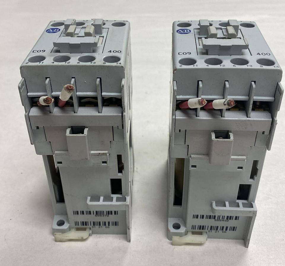 Used Allen-Bradley,100-C09Z*400,Contactor Lot Of 2
