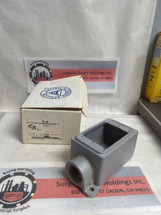 APPLETON,FD-100,MALL IRON FS-FD CS DEV BOX NOS