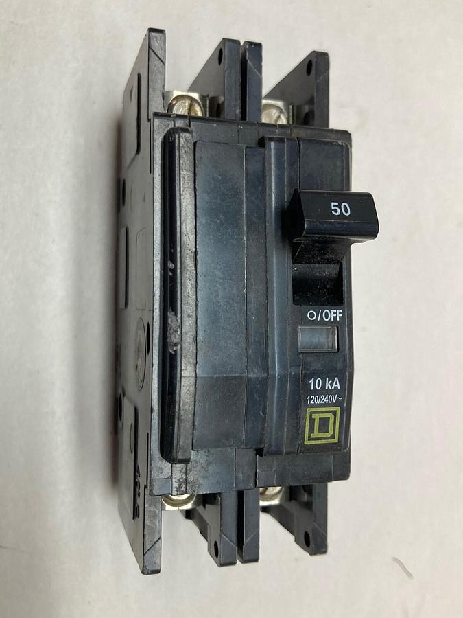 Used SQUARE D,QO250,CIRCUIT BREAKER 50A 120/240V 2P