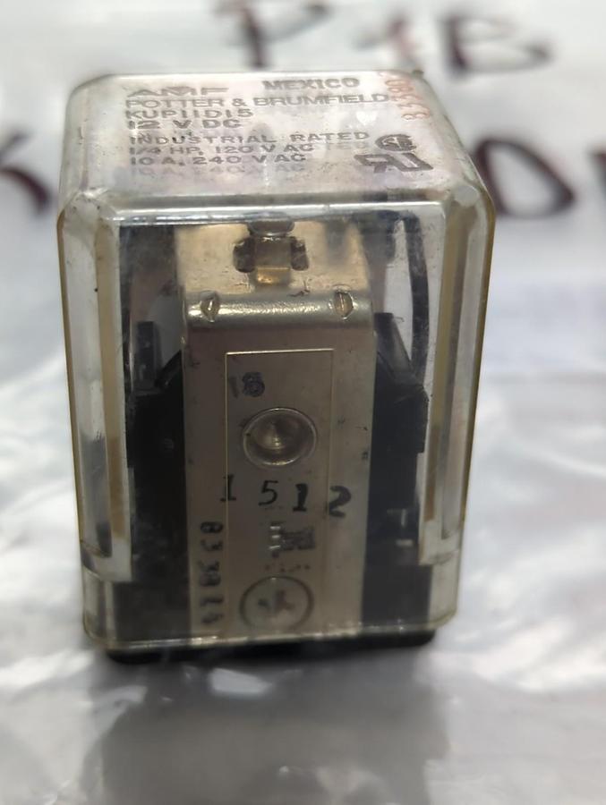 Used POTTER & BRUMFIELD,KUP-11D15,RELAY LOT OF 2 PRE-OWNED