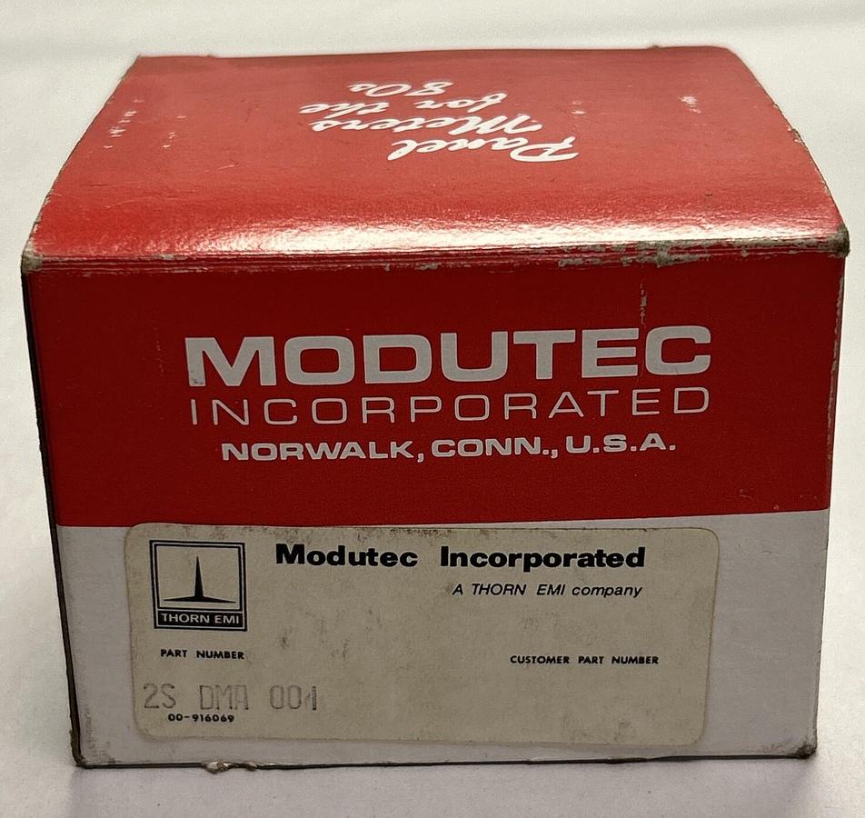 Used MODUTEC,2SDMA001,PANEL METER 0-1 DC MILLIAMPERES NEW