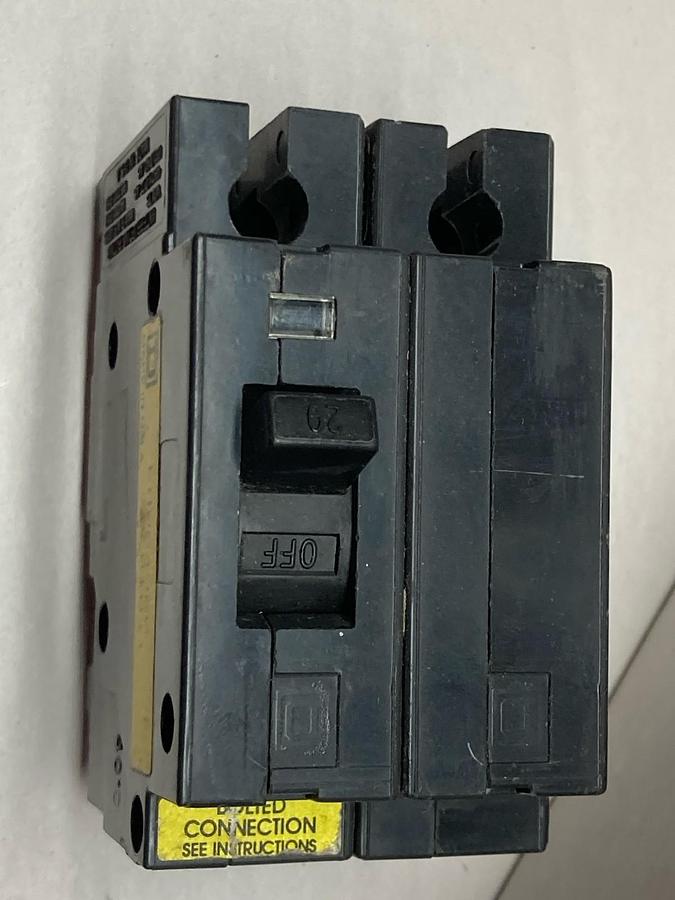 Used Square D,EHB24020,Circuit Breaker 20A 2Pole
