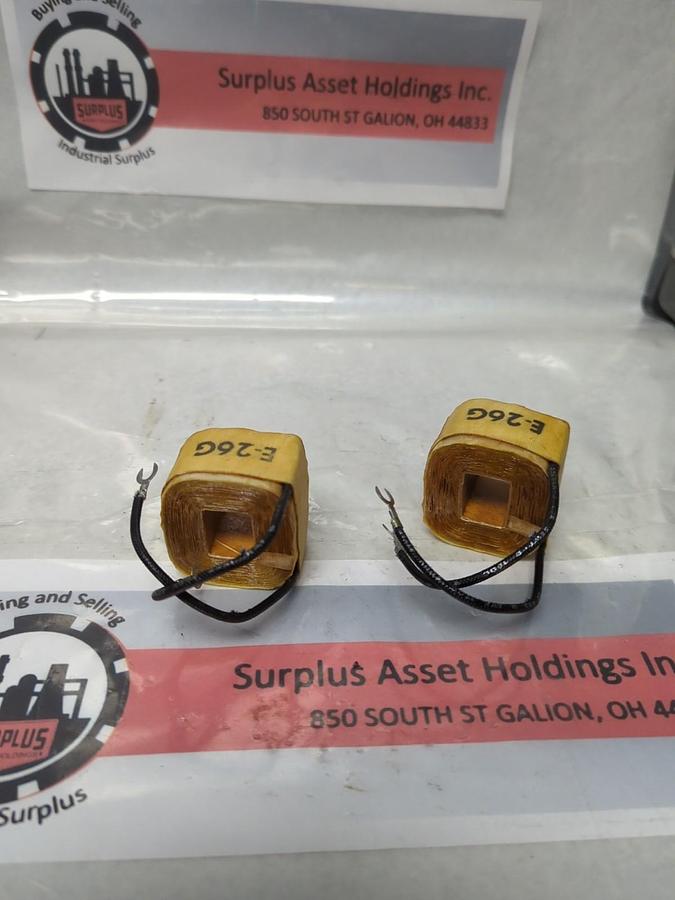 Used UNBRANDED,E-26G,COIL LOT OF 2 PRE-OWNED