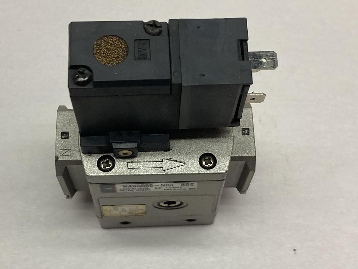 Used SMC,NAV3000-N03-5DZ,Valve 0.2-1.0MPa 24VDC
