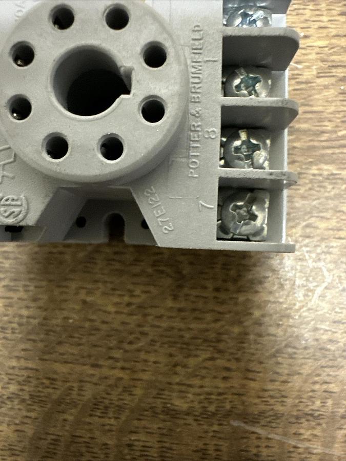 Potter&Brumfield,27E122,Relay Socket Base LOT of 4